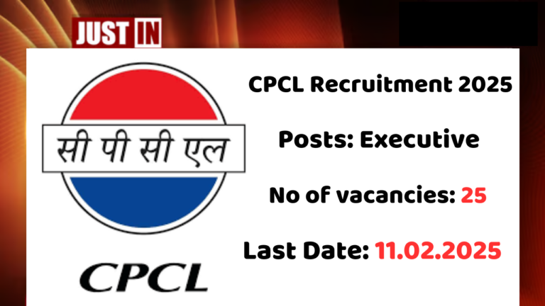 CPCL Recruitment 2025