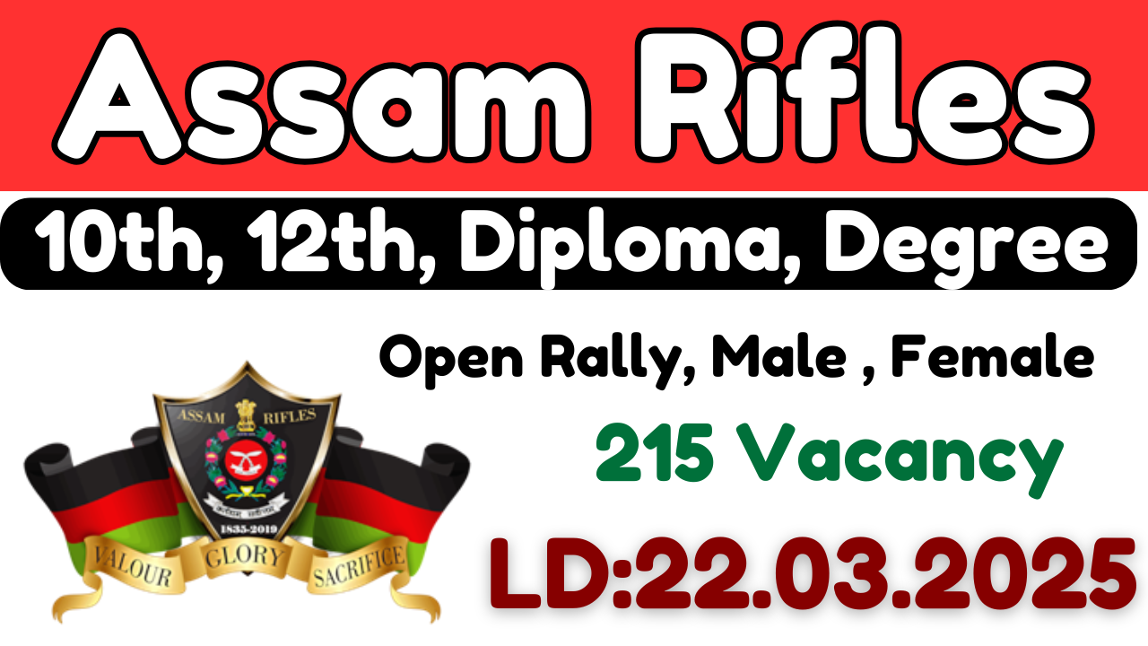 Assam Rifles Recruitment 2025