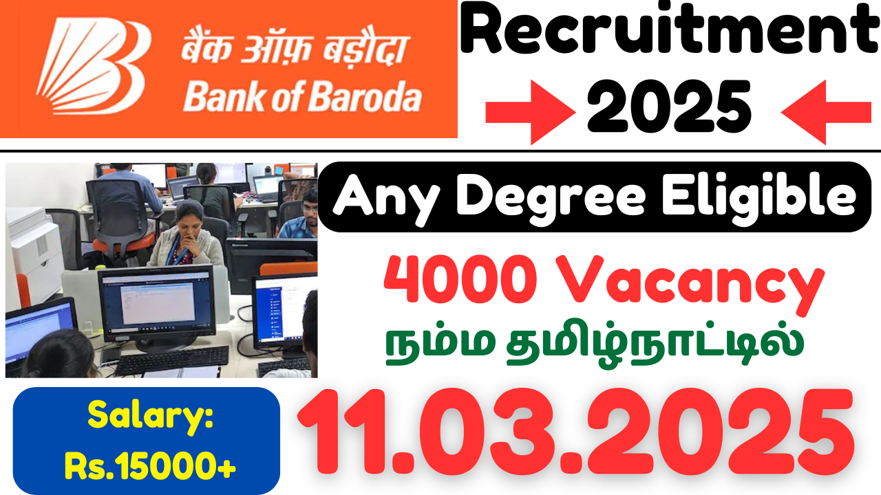 Bank of Baroda Apprentice recruitment 2025